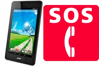 Appels d'urgence sur Acer Iconia One 7 B1-730