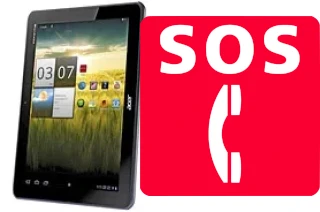 Appels d'urgence sur Acer Iconia Tab A200