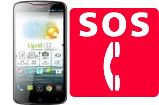 Appels d'urgence sur Acer Liquid S2