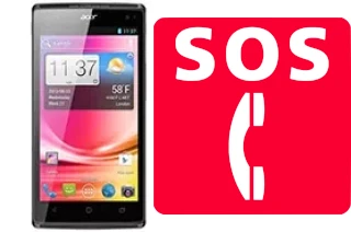 Appels d'urgence sur Acer Liquid Z500