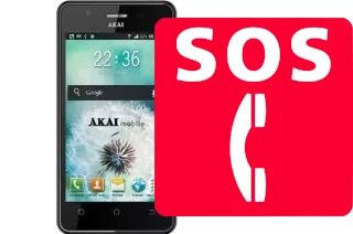 Appels d'urgence sur Akai K40