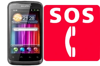 Appels d'urgence sur alcatel OT-978