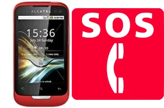 Appels d'urgence sur alcatel OT-985