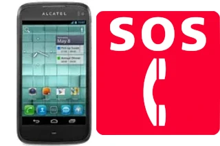 Appels d'urgence sur alcatel OT-997D