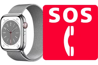 Appels d'urgence sur Apple Watch Series 8