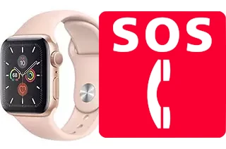 Appels d'urgence sur Apple Watch Series 5 Aluminum