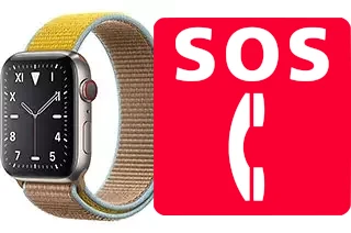 Appels d'urgence sur Apple Watch Edition Series 5