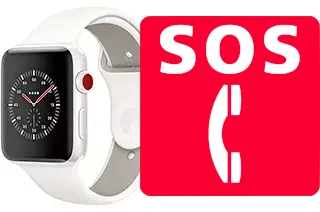 Appels d'urgence sur Apple Watch Edition Series 3