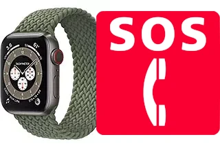 Appels d'urgence sur Apple Watch Edition Series 6