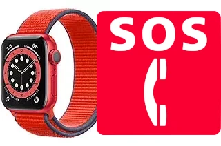 Appels d'urgence sur Apple Watch Series 6 Aluminum