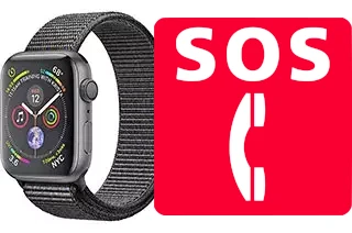 Appels d'urgence sur Apple Watch Series 4 Aluminum