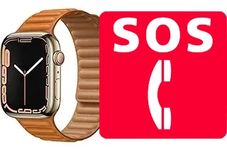 Appels d'urgence sur Apple Watch Series 7