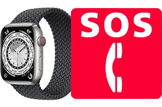 Appels d'urgence sur Apple Watch Edition Series 7