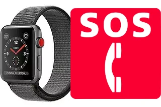 Appels d'urgence sur Apple Watch Series 3 Aluminum