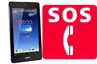 Appels d'urgence sur Asus Memo Pad HD7 8 GB