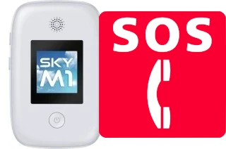 Appels d'urgence sur Cloud Mobile Sky M1