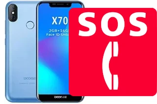 Appels d'urgence sur Doogee X70