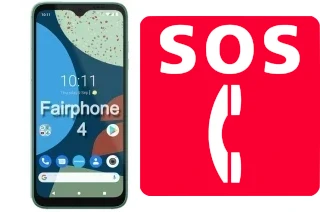 Appels d'urgence sur Fairphone 4