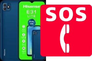 Appels d'urgence sur HiSense E31 LITE