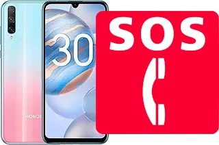 Appels d'urgence sur Honor 30i