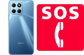 Appels d'urgence sur Honor X6s