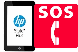 Appels d'urgence sur HP Slate7 Plus