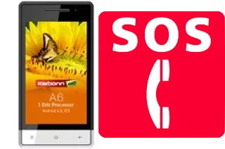 Appels d'urgence sur Karbonn A6