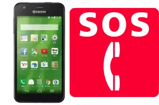 Appels d'urgence sur Kyocera Digno U