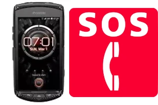 Appels d'urgence sur Kyocera Torque KC-S701