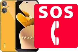 Appels d'urgence sur Lava Blaze 2