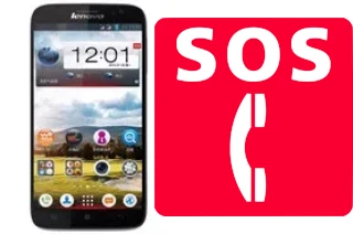 Appels d'urgence sur Lenovo A850