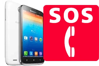 Appels d'urgence sur Lenovo A859