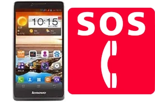 Appels d'urgence sur Lenovo A880