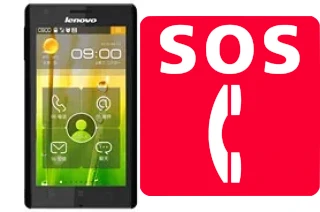 Appels d'urgence sur Lenovo K800