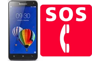 Appels d'urgence sur Lenovo S580