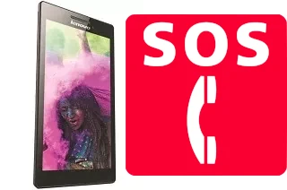 Appels d'urgence sur Lenovo Tab 2 A7-10