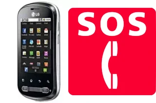 Appels d'urgence sur LG Optimus Me P350