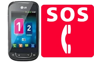 Appels d'urgence sur LG Optimus Net Dual