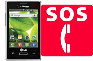 Appels d'urgence sur LG Optimus Zone VS410