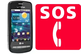 Appels d'urgence sur LG Vortex VS660