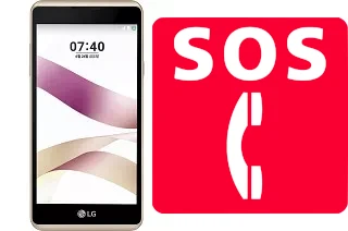 Appels d'urgence sur LG X Skin