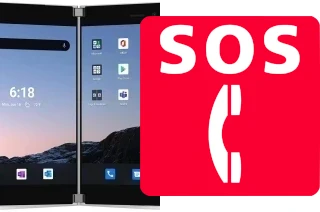 Appels d'urgence sur Microsoft Surface Duo