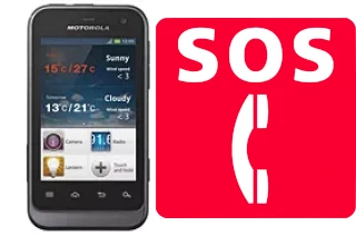 Appels d'urgence sur Motorola Defy Mini XT320