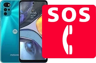 Appels d'urgence sur Motorola Moto G22