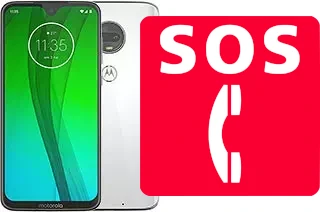 Appels d'urgence sur Motorola Moto G7