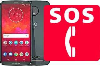 Appels d'urgence sur Motorola Moto Z3