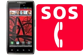 Appels d'urgence sur Motorola RAZR MAXX