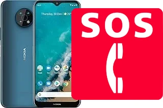 Appels d'urgence sur Nokia G50