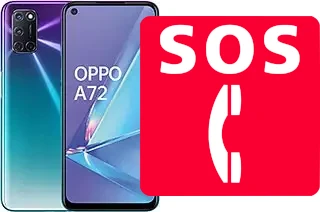 Appels d'urgence sur Oppo A72