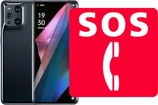 Appels d'urgence sur Oppo Find X3 Pro